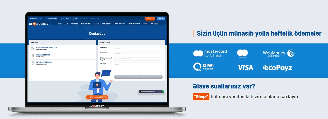Mostbet support Azərbaycan — 7/24 canlı çat və müştəri dəstəyi