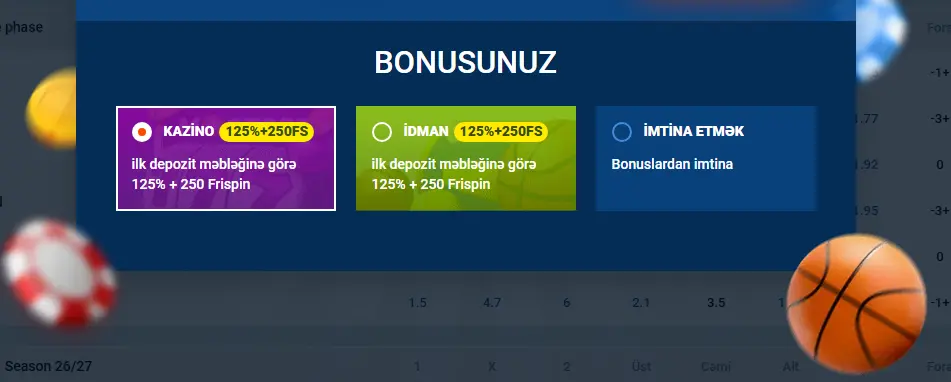 Mostbet bonus Azərbaycan — welcome bonus paketi və 500 frispin